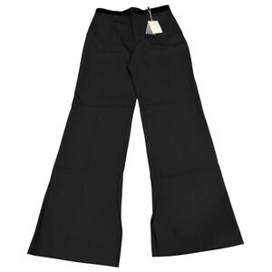 12-80 HELMUT LANG Men's Tuxedo Trouser Black Wool Mohair Size 4/ XS